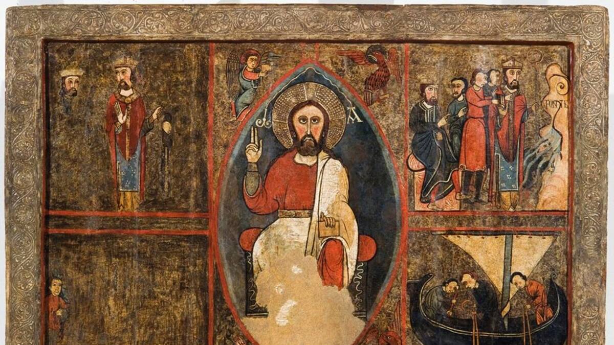 El frontal de altar de San Clemente de Estet se incorpora a ‘Lux romanica’