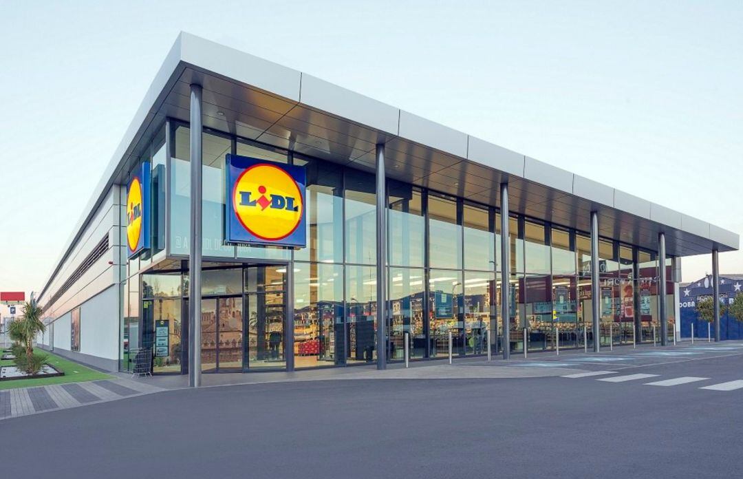 Establecimiento de supermercados Lidl.