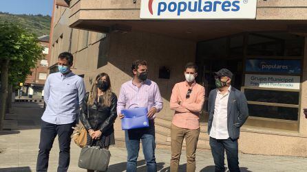 Miembros de la candidatura del PP