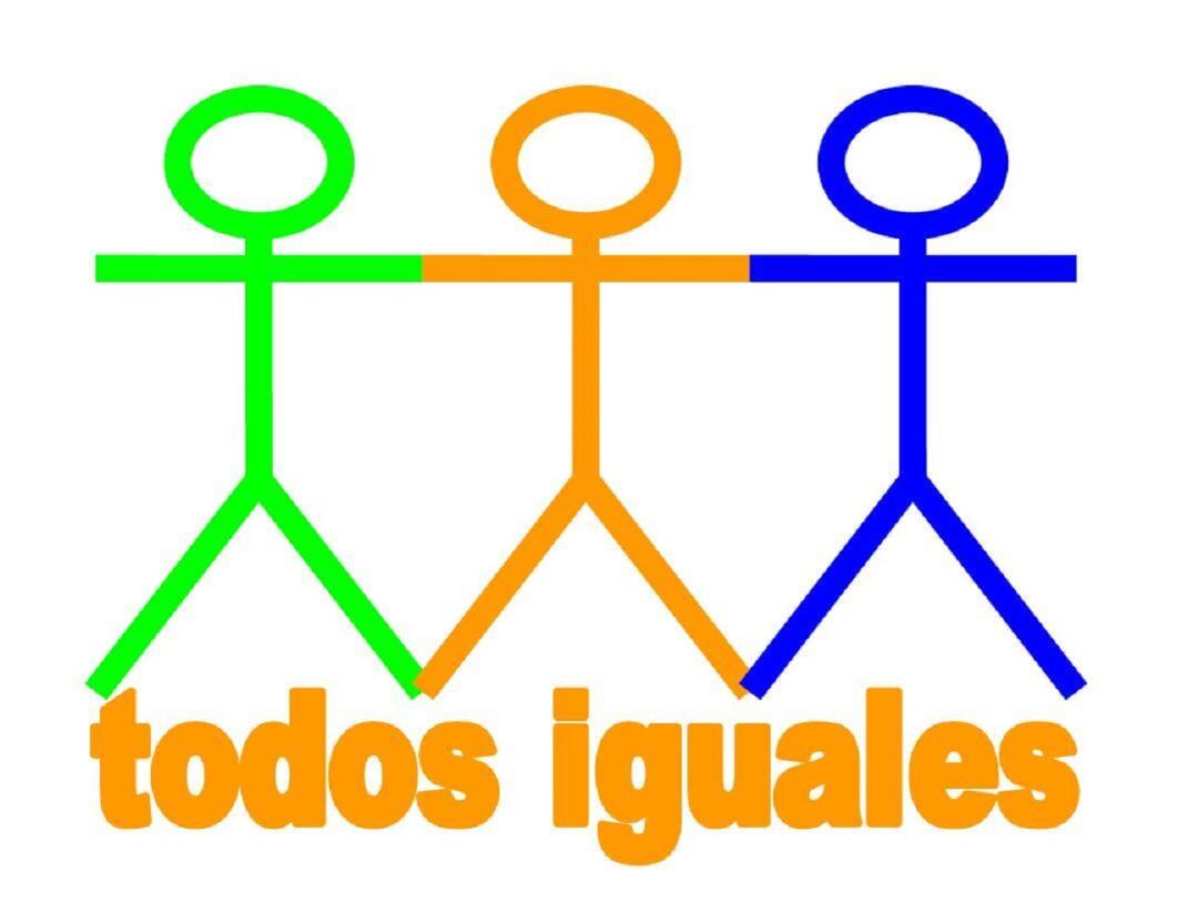 Logo de la asociación &quot;Todos iguales&quot; de Puertollano