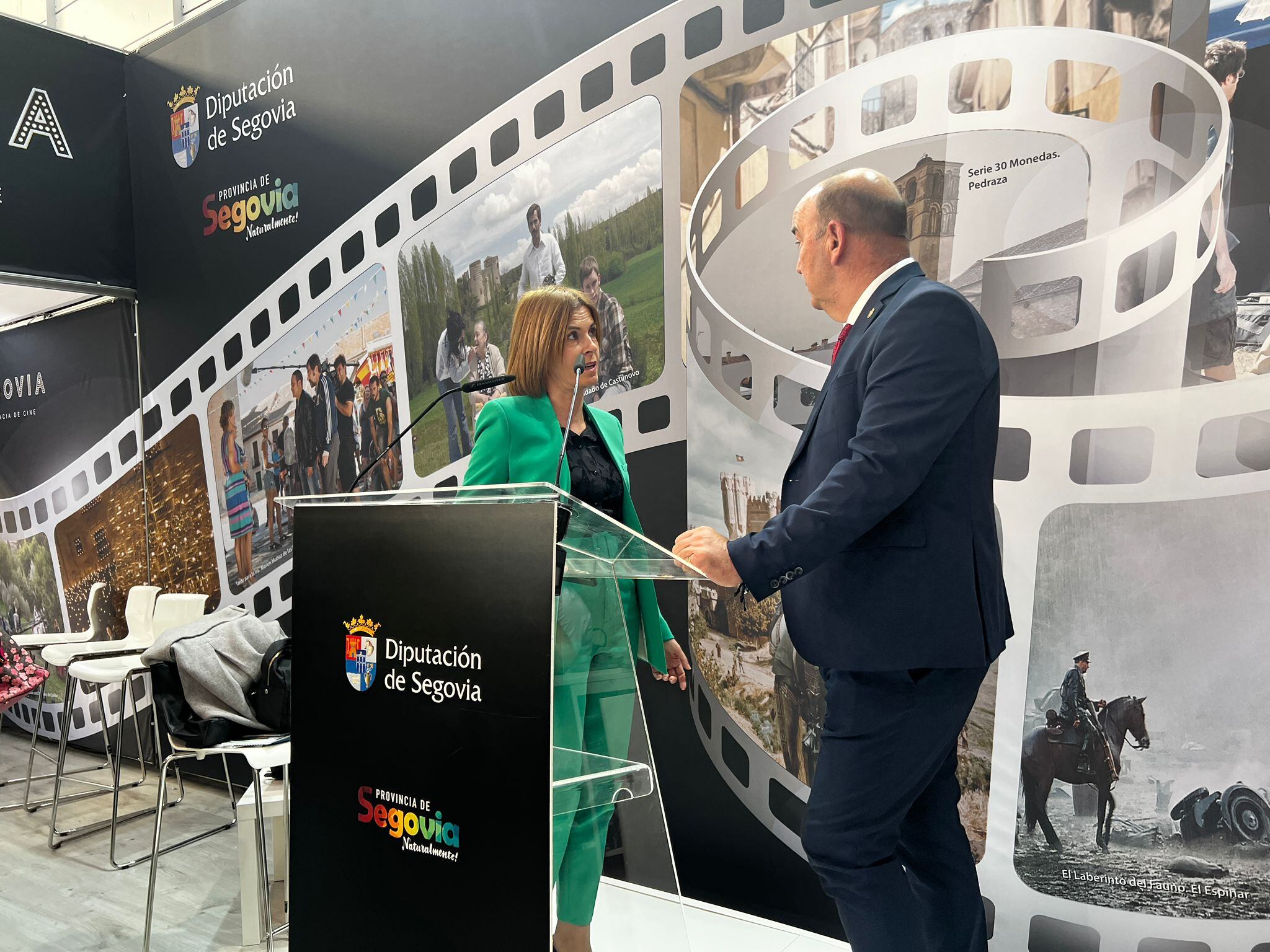 La Diputación sorprende en Intur su propuesta ‘Segovia, provincia de cine’