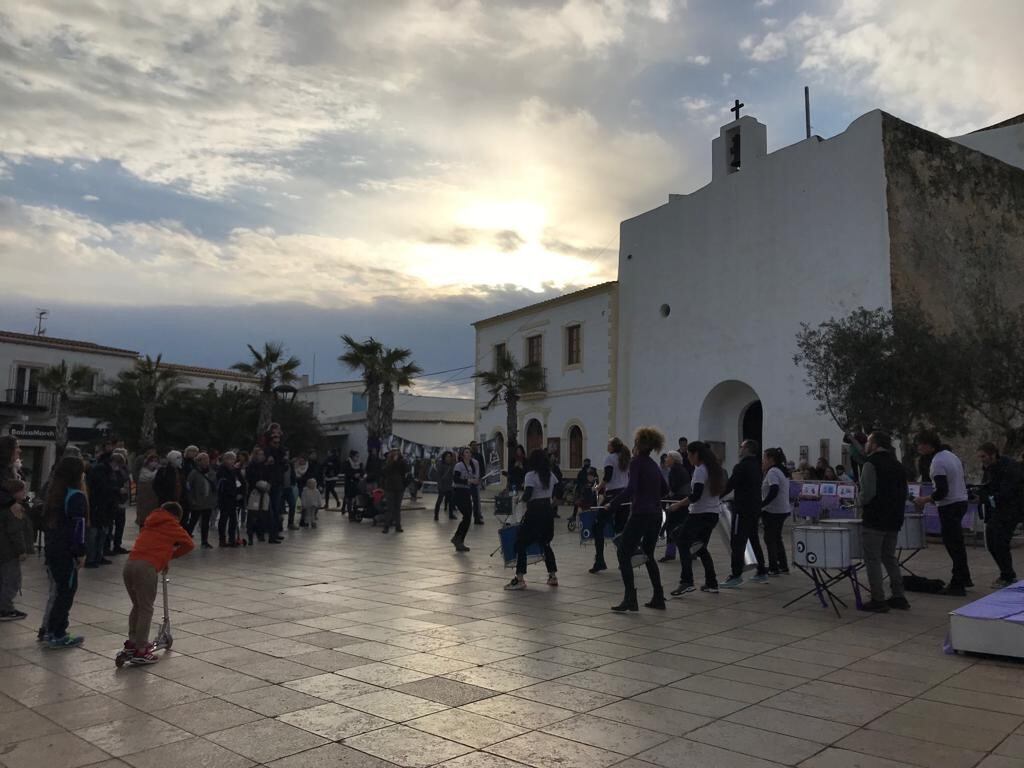 Imagen de archivo de la Plaza de la Constitución en Formentera