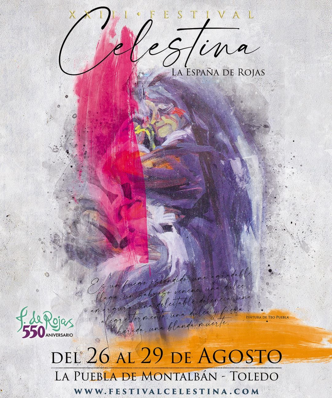 Cartel de la XXIII edición Festival Celestina