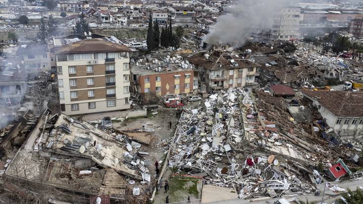 Los estragos causados por el terremoto en Turquía.