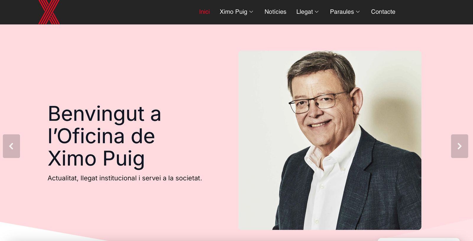 Web Oficina Ximo Puig