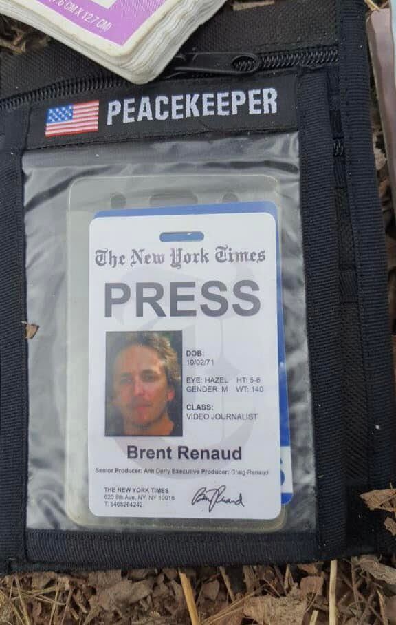 El periodista Brent Renaud.