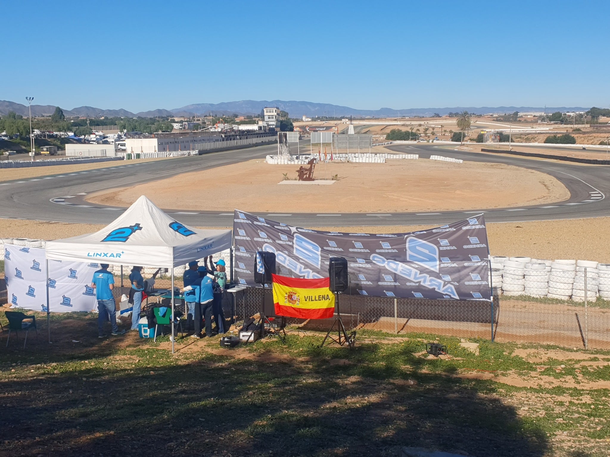 Villena en la carrera de Cartagena