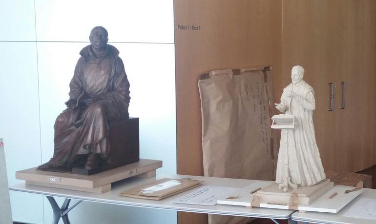 Las dos esculturas finalistas