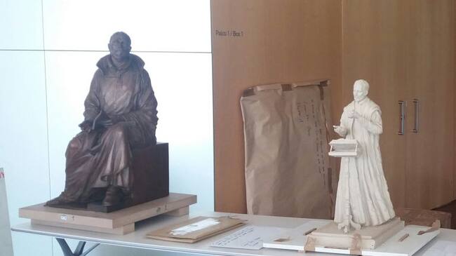 Las dos esculturas finalistas