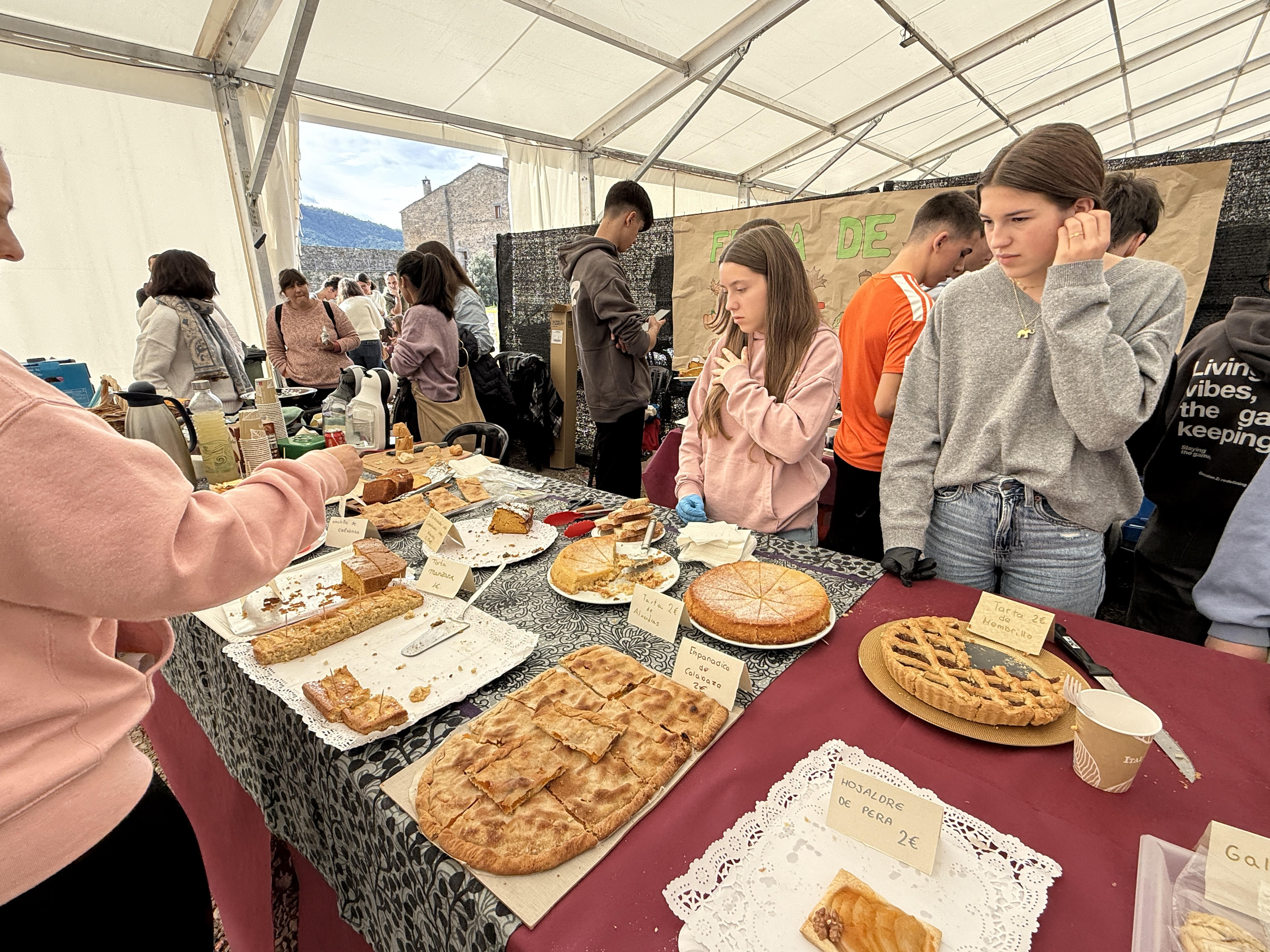 Alumnos de 4º de la ESO en Follarasca