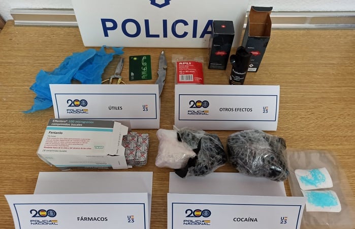 Alijo incautado por la Policía