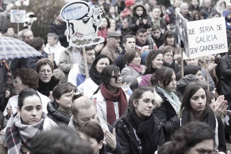 Manifestación durante las últimas movilizaciones en Lugo