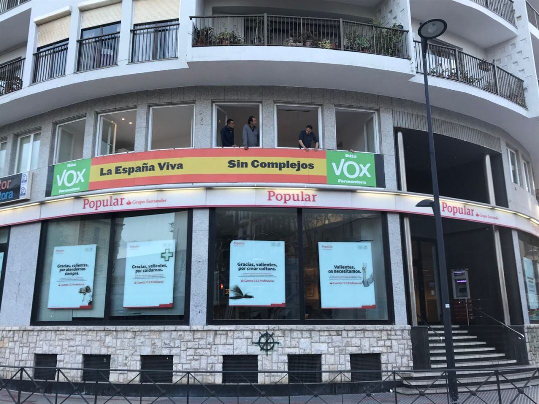 Sede de VOX en Ibiza 
