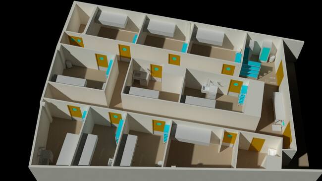 Factory Food disposa de cuines d'entre 15 i 30 metres quadrats equipades de manera professional per fer plats preparats a domicili.