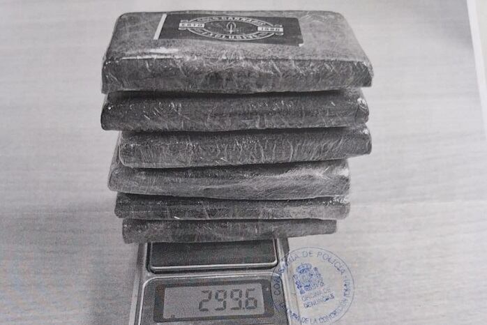 Aprehensión de hachís en La Línea