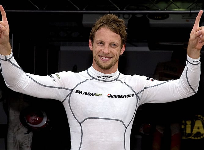 Button celebra su &#039;pole&#039; en Mónaco