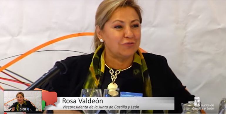 Rosa Valdeón, vicepresidenta de la Junta