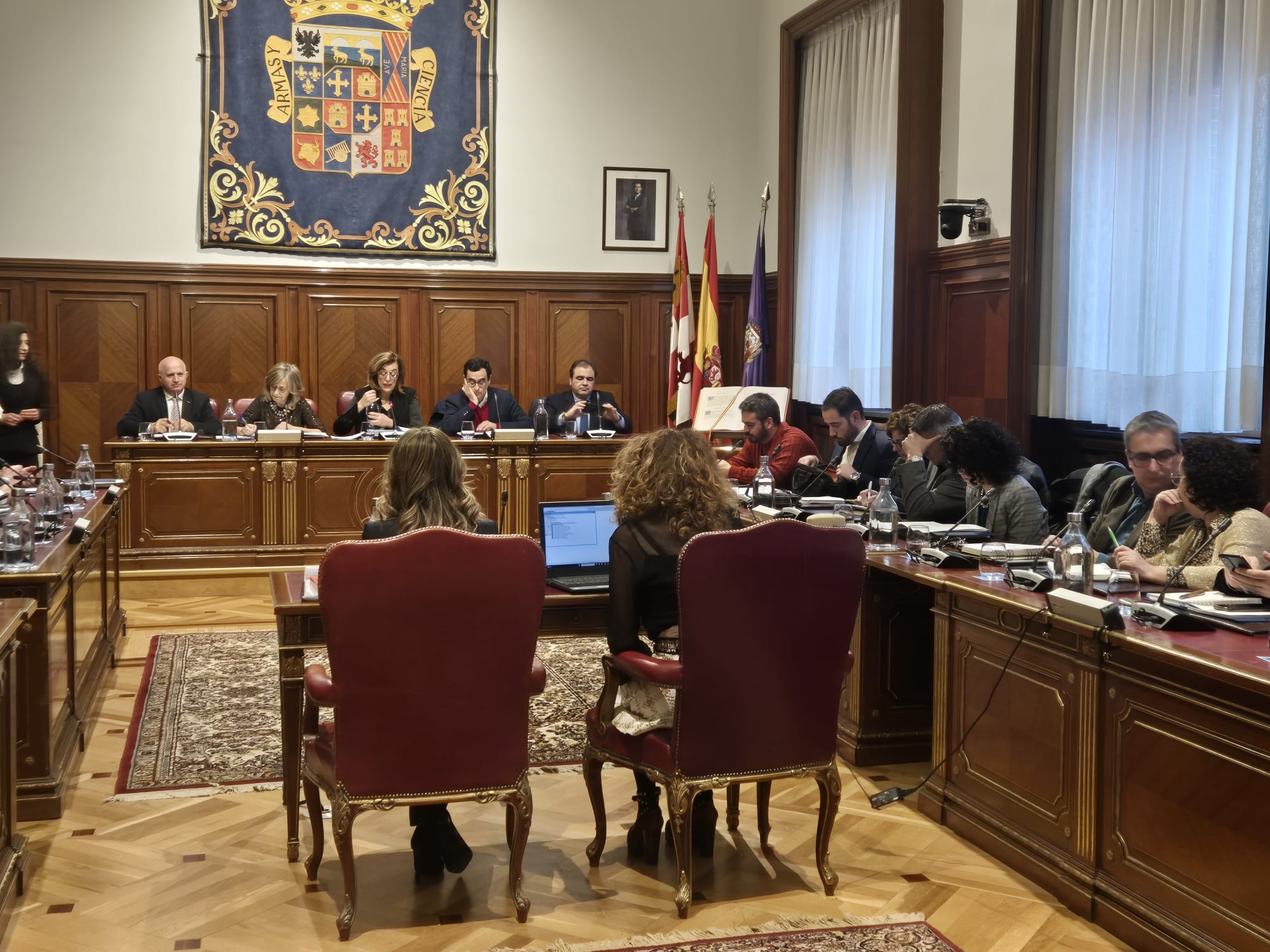 Pleno ordinario de la Diputación de Palencia del mes de febrero