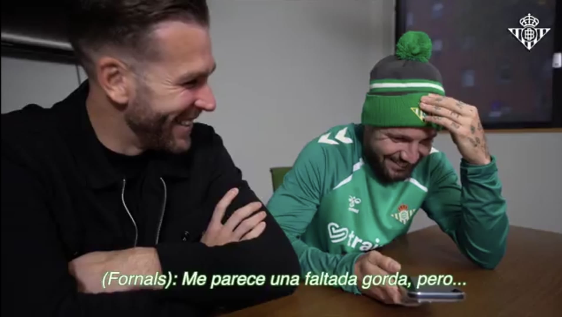 La inocentada de Ruibal a Pablo Fornals / Real Betis en 'X'