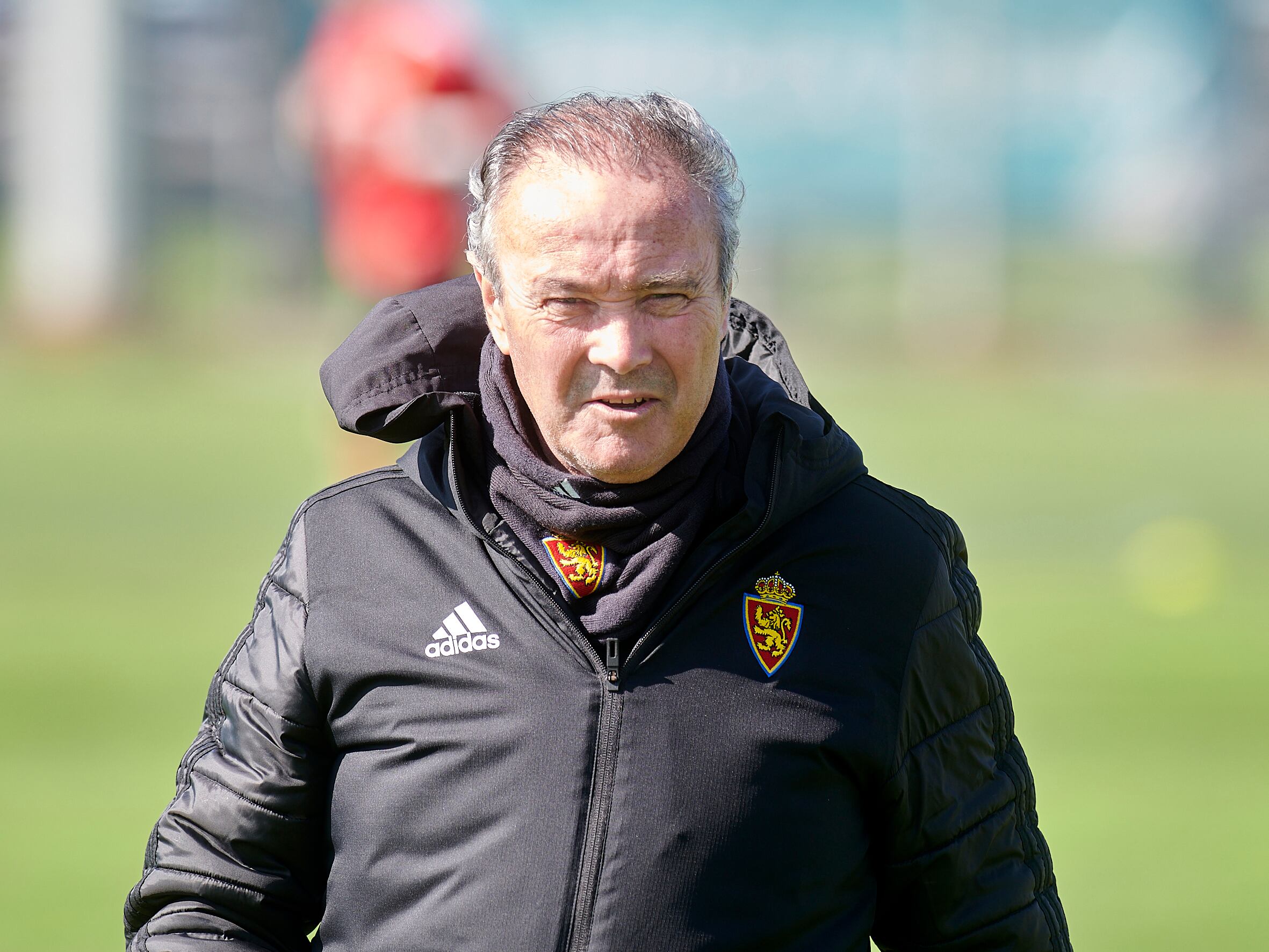 Juan Ignacio Martínez, en un entrenamiento en la Ciudad Deportiva