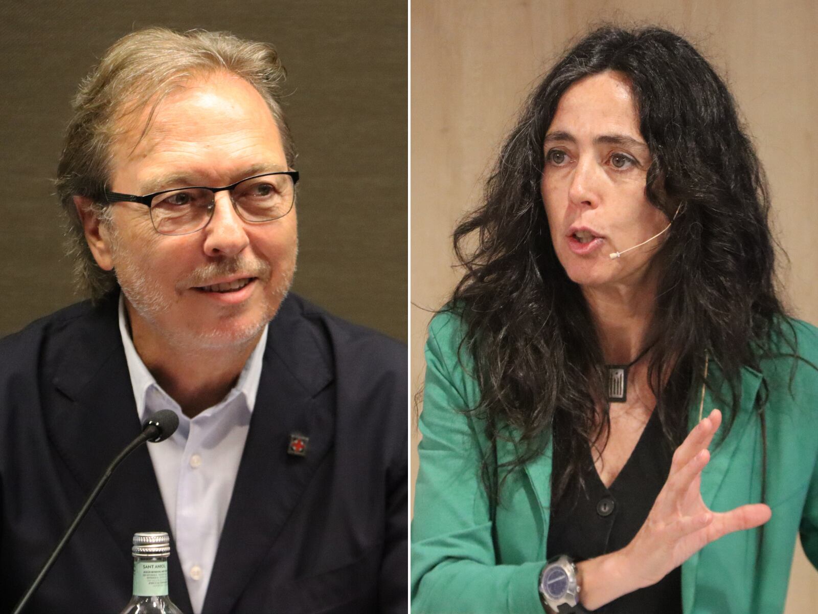 Josep Santacreu, de "Va d'Empresa" i Mònica Roca, d'"Eines de País - Un Pas Més"