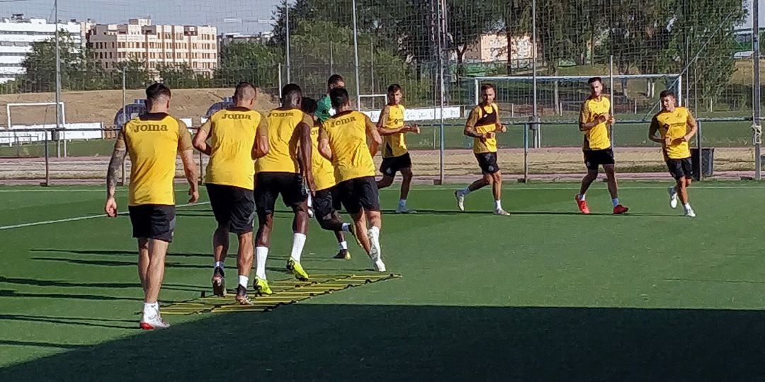 Los jugadores del Getafe relizaron este jueves su primer entrenamiento de la pretemporada.