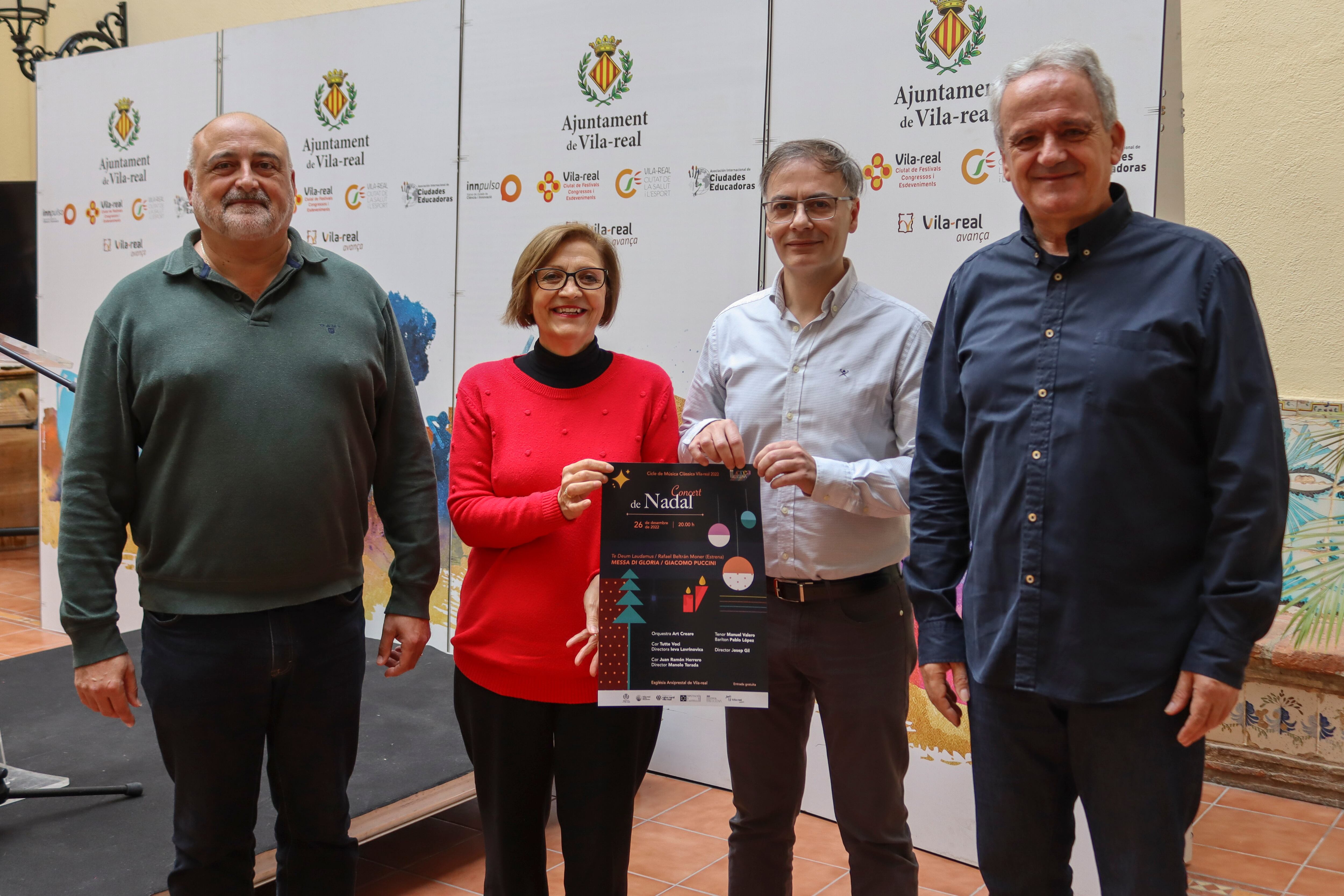 Presentación concierto Navidad de Vila-real