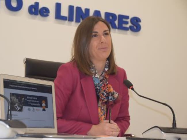 Noelia Justicia, concejala de Desarrollo Económico en el Ayuntamiento de Linares