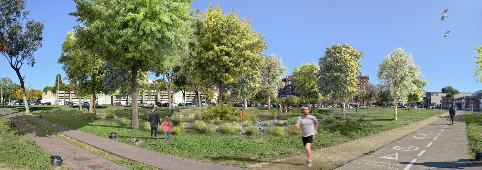 Projecte de renaturalització del Parc de La Pollancreda, Mataró