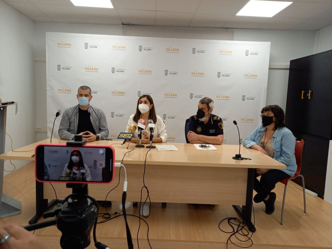 Momento de la presentación del servicio