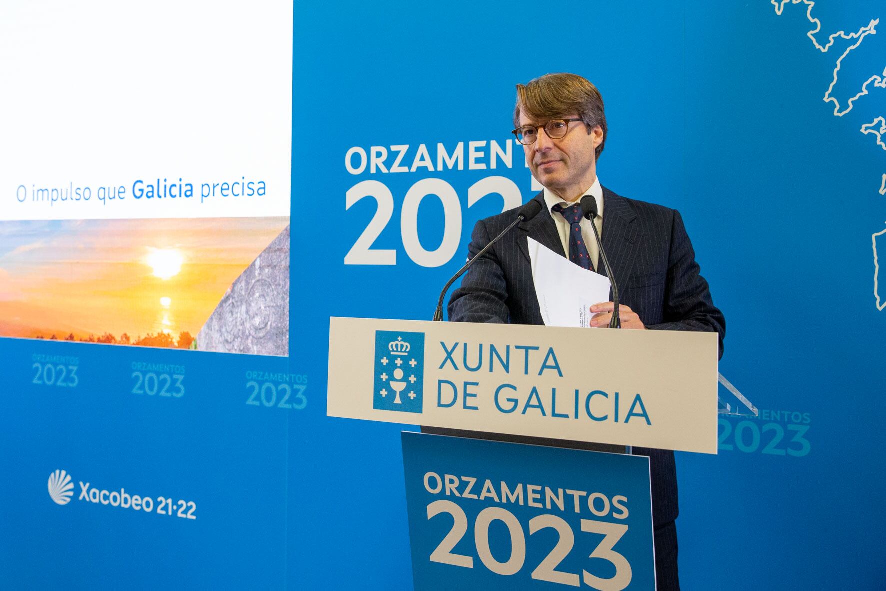 O conselleiro de Facenda e Administración Pública, Miguel Corgos