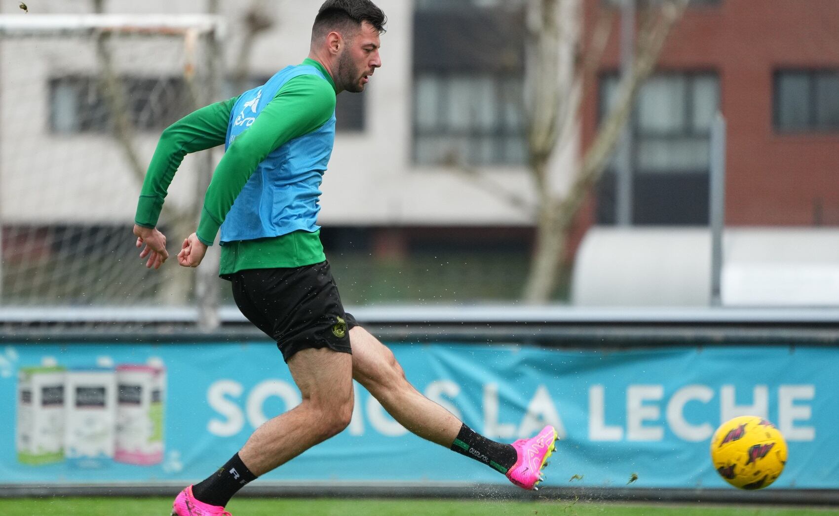 Baturina, entrenando ya con el Racing.