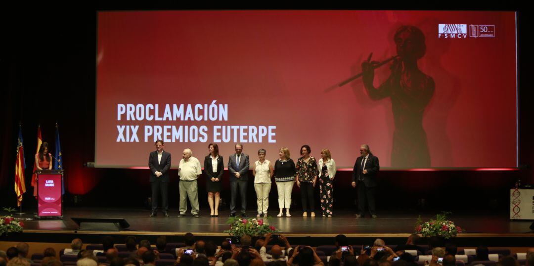 Galardonados con los Premios Euterpe de la FSMCV