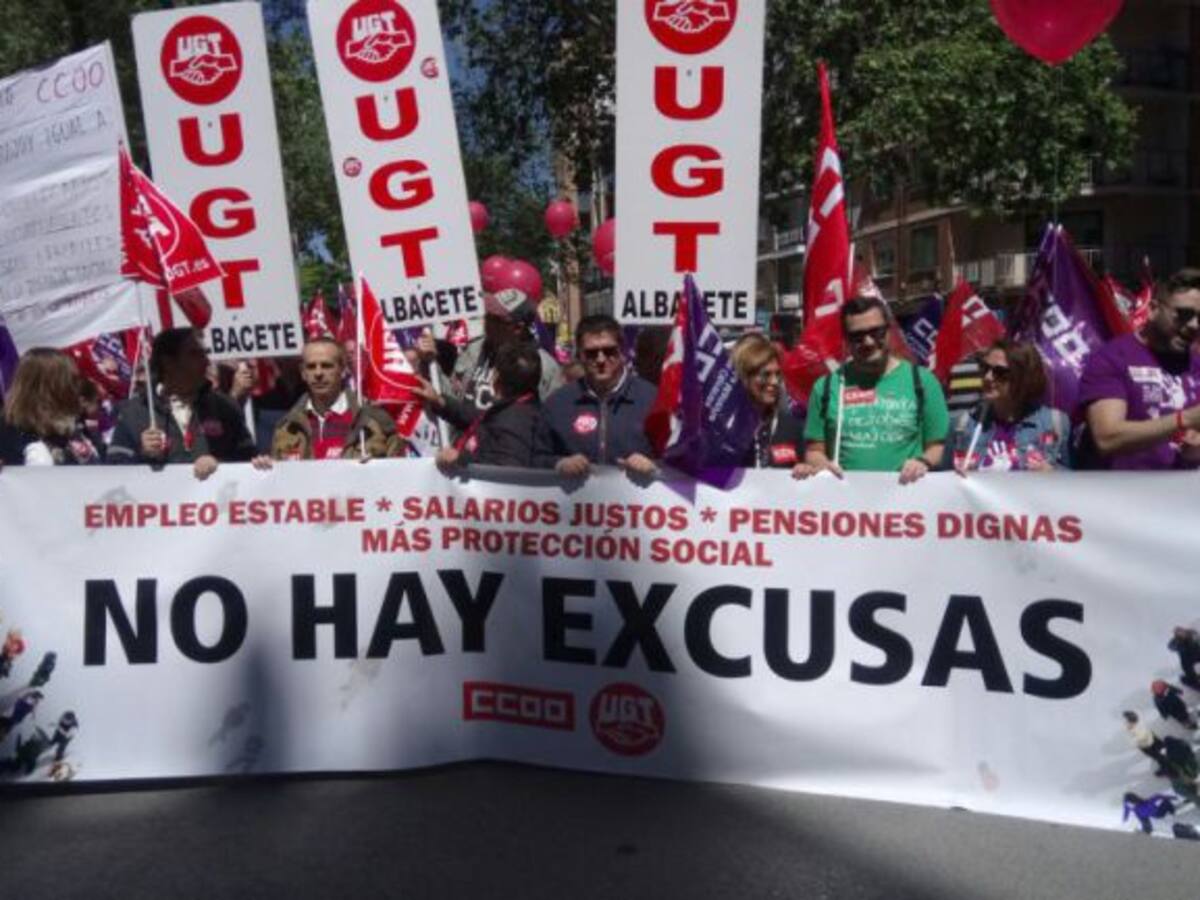 Manifestación del 1 de mayo a las 12 del mediodía en el Molino de la Feria