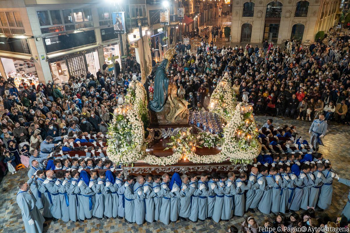 Procesión de las promesas de la Santísima Virgen de la Piedad