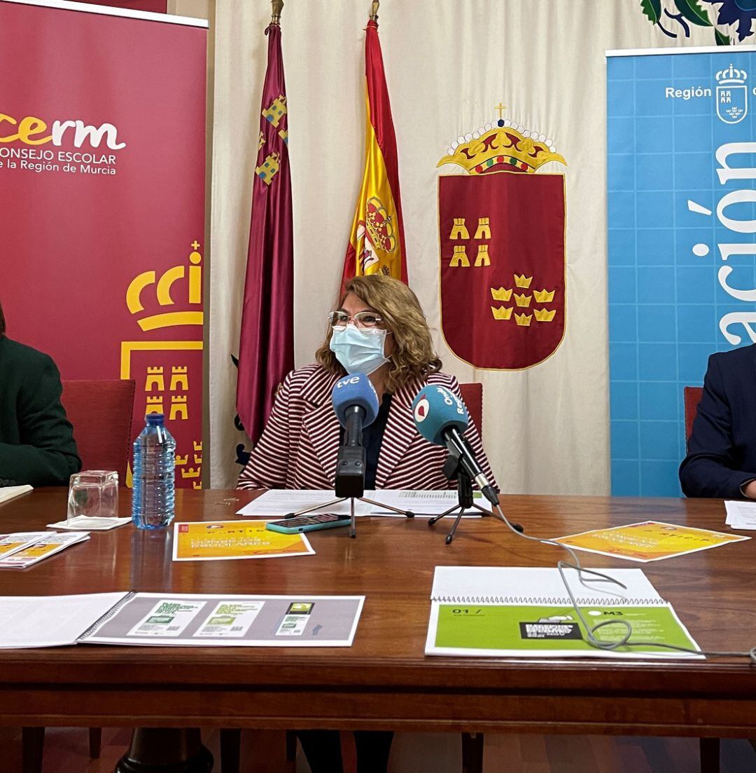 Mabel Campuzano, consejera de Educación y Cultura de la CARM