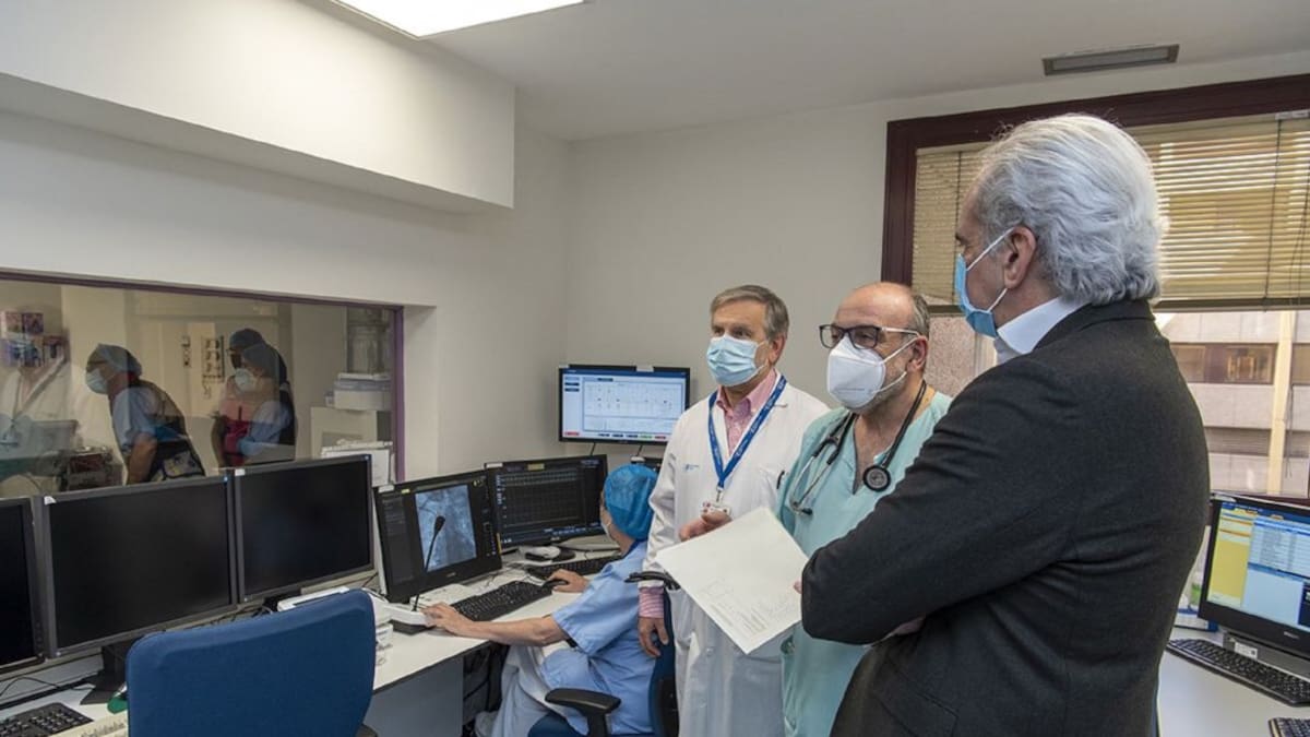 La nueva sala de Cardiología Intervencionista del Hospital de Getafe permite aumentar los tratamientos un 30%