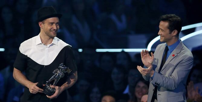 Justin Timberlake recoge el premio al mejor vídeo del año por &#039;Mirrors&#039; en los Premios MTV MVA