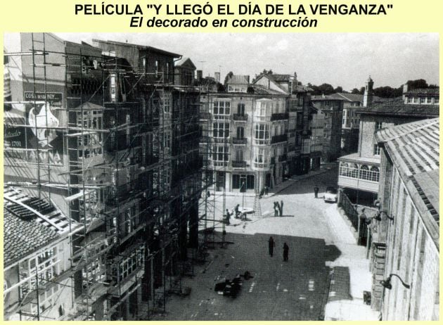 El decorado en construcción