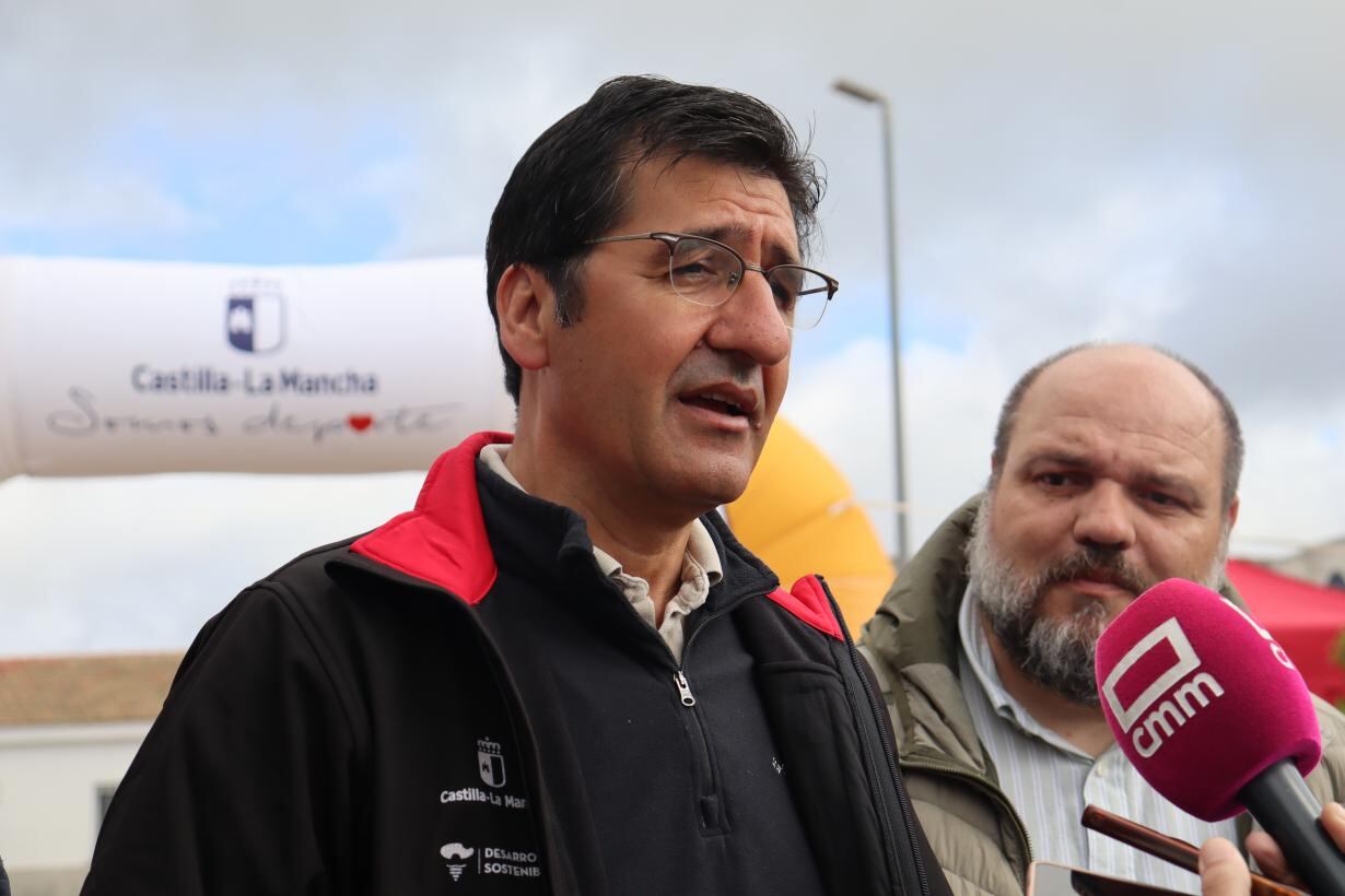 José Manuel Caballero en la "Entrevolcanes"