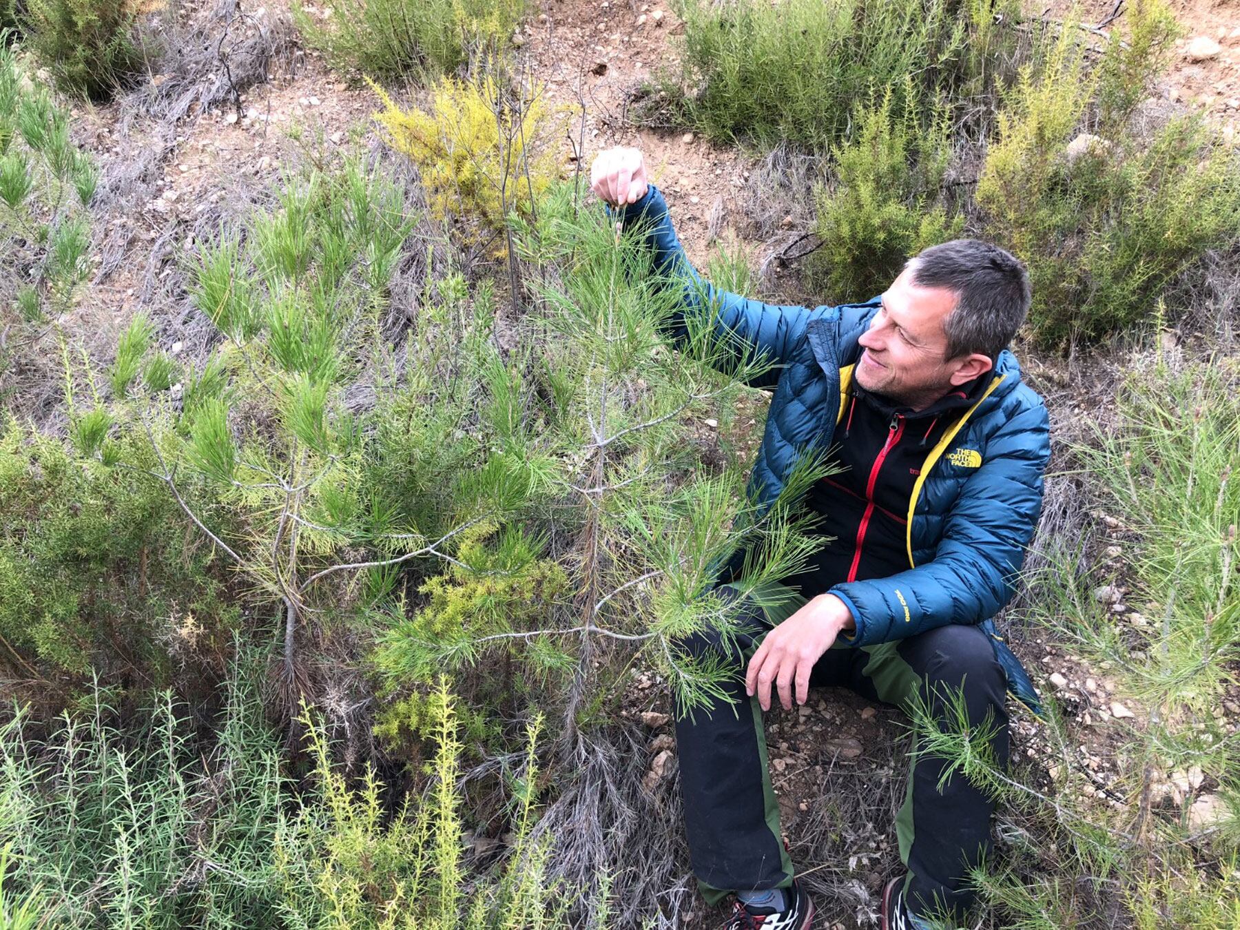 El catedrático de edafología Jorge Mataix es el encargado de organizar esta actividad didáctica