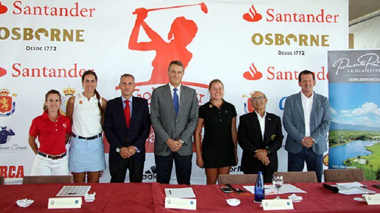 Presentación del torneo de Golf en El Saler, Santander Tour