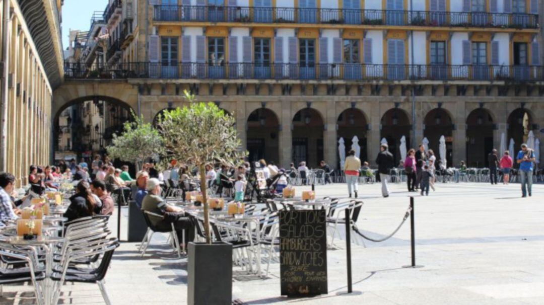 Terrazas en Plaza de la Constitución