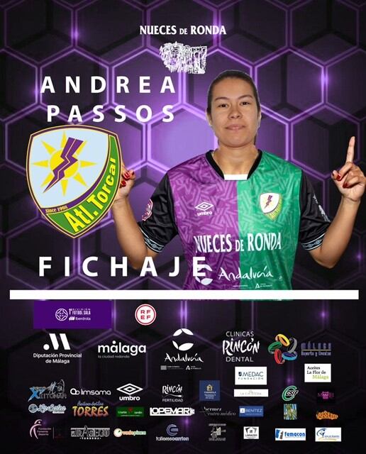 La portera brasileña Andrea Passos nuevo fichaje del Nueces de Ronda Atlético Torcal