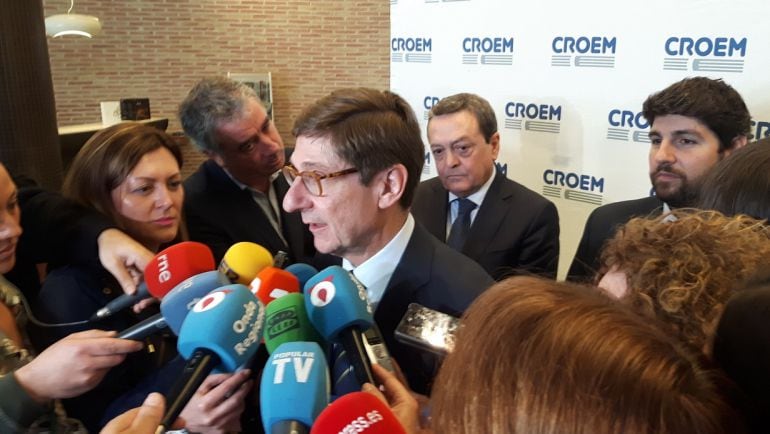 José Ignacio Goirigolzarri, presidente de Bankia, ha participado en Murcia en los actos conmemorativos del 40 aniversario de CROEM.