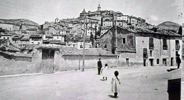 Calle de las Torres en 1915.