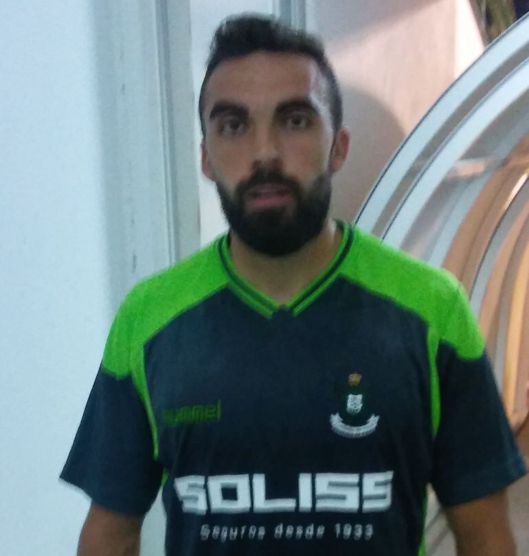 De Lerma, en el túnel de vestuarios del Salto del Caballo