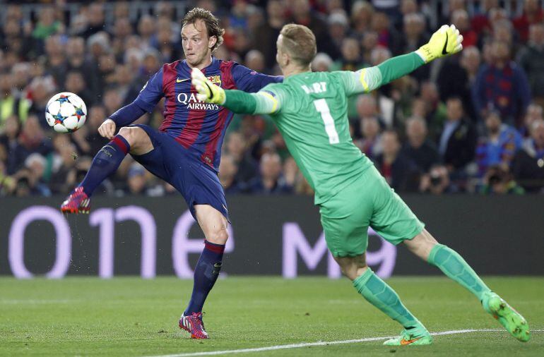 Rakitic marcó el único tanto del partido.