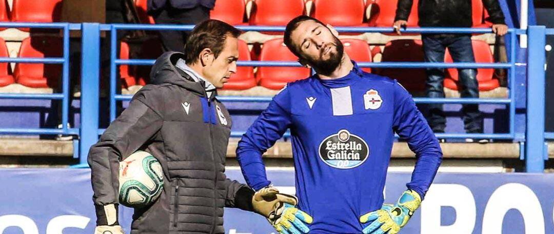 Dani Giménez antes de empezar el partido