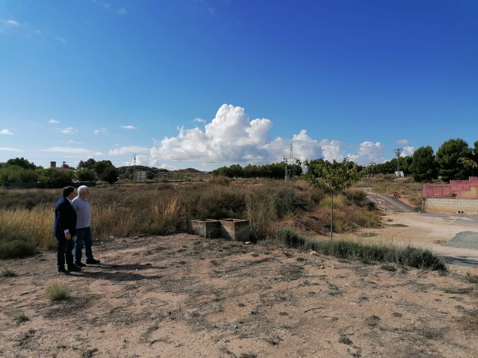 Lugar donde irá el Ecoparque de Villena